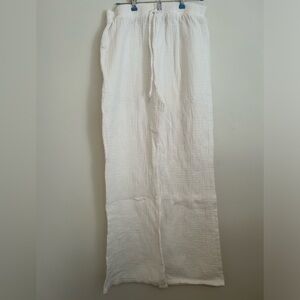 Altard State White Linen Pants